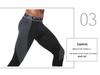 Men's Breathable Nine-Point Quick-Drying Compression Tights for Basketball and Running