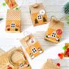 Christmas Advent Calendar Box 24 Days Surprise Fillable Candy Bags Holiday Decor 6XDE