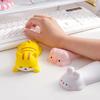 Cute Office Stress Relief Tool, Ergonomic Wrist Rest Support, Slow Rise Pu Mouse Pad, Perfect for Computer Desk and Office Supplies