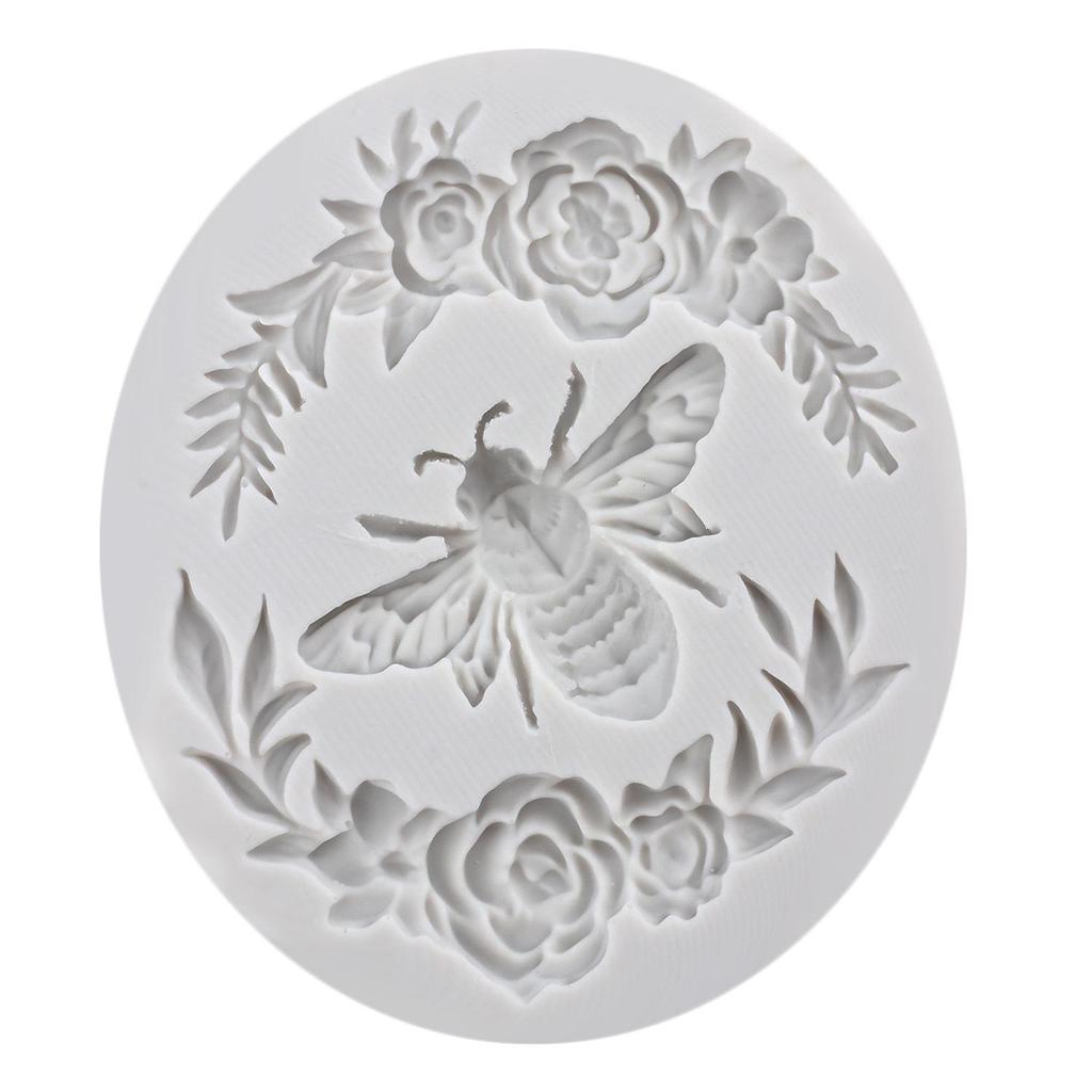 Bee Silicone Mold Bumble Bee Fondant Molds Cake Decorating Tools Cupcake Topper Candy Resin Clay Chocolate Gumpaste Mold
