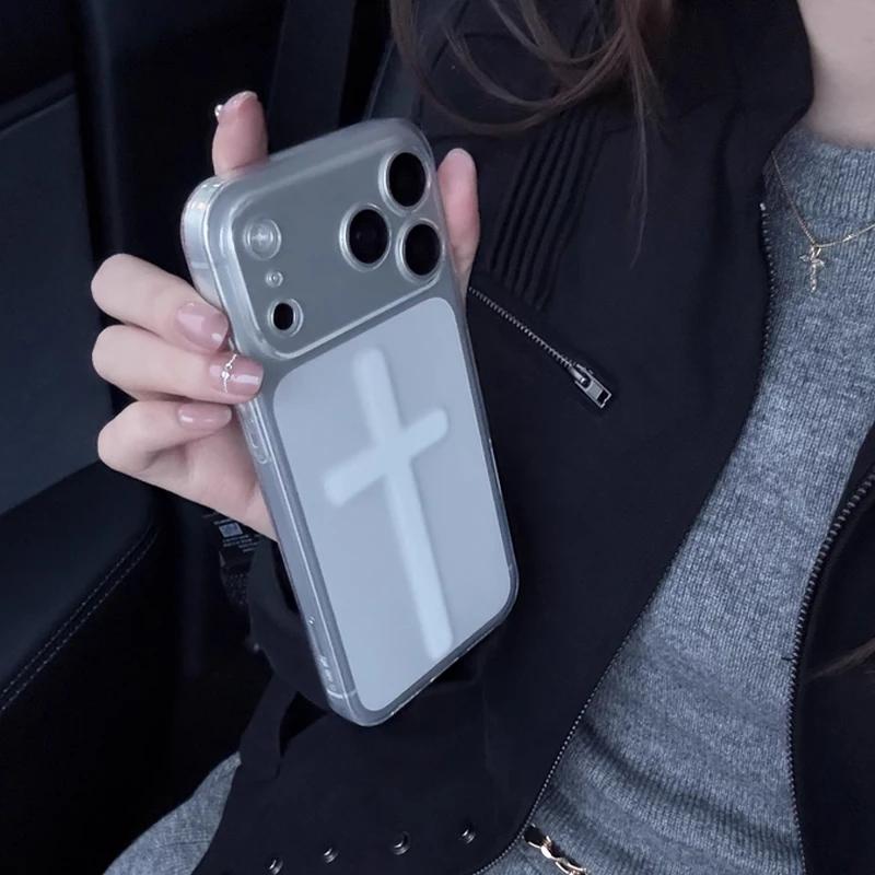 Cross Faith Original Niche High-end Feel Phone Case For iPhone 17 AIR 16 15 14 13 12 11 PRO MAX XR XSMAX MINI 7 8 PLUS Y2K Cover