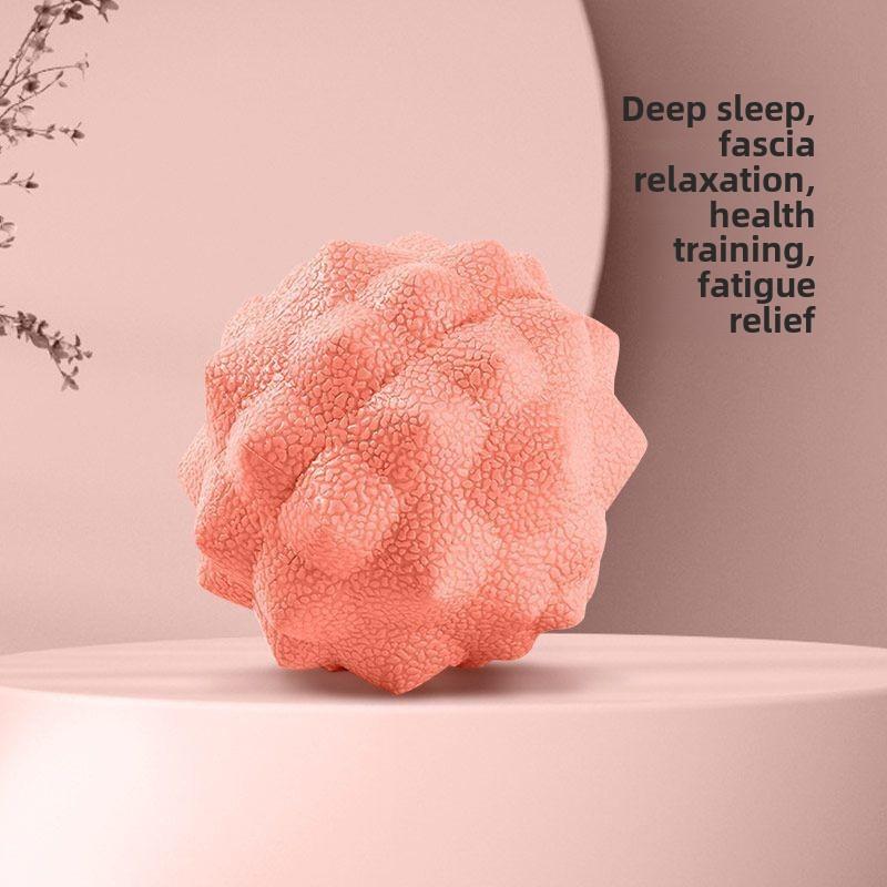 

Solid TPR Massage Ball with Texture for Muscle Therapy Foot Massager Neck Shoulder Pain Relief Yoga Physio Exercise Roller