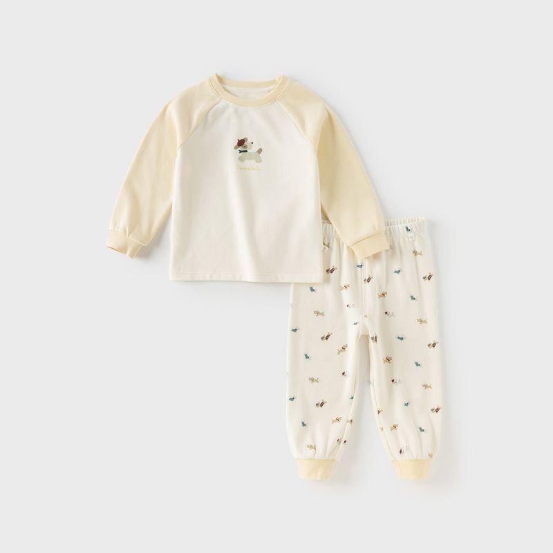 David Bella Boys' Underwear Set Warm Baby Autumn Clothes and Pants Children's Pajamas Loungewear Spring Season
