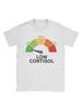 T-shirt Imprimé Meme Niveau de Cortisol Bas, Nouveau T-shirt Toutes Saisons, T-shirt Décontracté Moderne Cool, T-shirt Fun Y2K Grande Taille