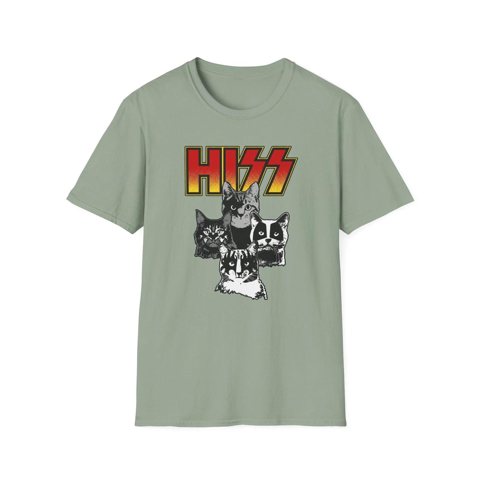 Hiss Cat Band Tee | KISS Rock Cats T-Shirt M