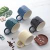 350ML Japanese Cartoon Cat With Cover Coffee Cup Cute Breakfast Cup Creative Coffee  Mug Milk  Mug Couple Water Mug With Lid