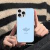 Cute anime Shark Phone Case For iPhone 17 16 15 14 13 12 11 Pro Max Plus Satin Colorful Cover