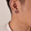 European American Stainless Steel Earrings With Male Personality Retro Hip-hop Street Skull Punk Style Titanium