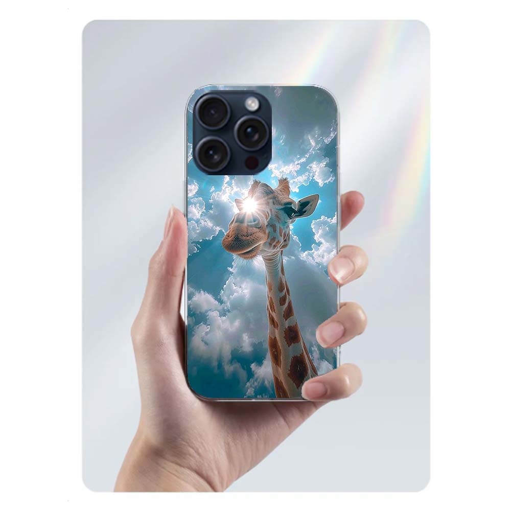 Giraffes Have Long Necks Clear Phone Case For Iphone 17 Air 16 Pro Max 15 Pro 14 Plus 17E 16E 11 13 12 Mini Cover Cases Fundas C