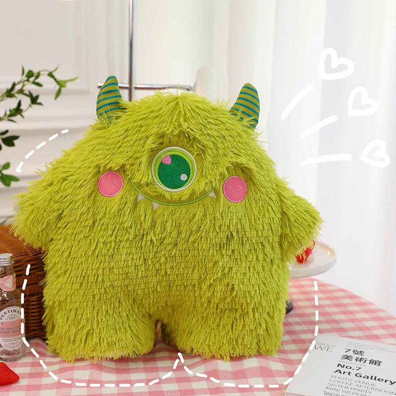 Cute Little Monster Plush Doll Toy Girl Sleeping Bed Pillow Doll Birthday Gift Rag Doll