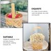 10Pcs Mini Flower Baskets Rustic Wood Material Small Elegant Basket for Gift Wrapping Wedding Banquet Decoration Party Supply