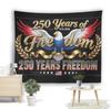 1pc USA 250th Anniversary Decoration Flag Tapestry  Fabric Wall Hanging for Patriotic Home Decor