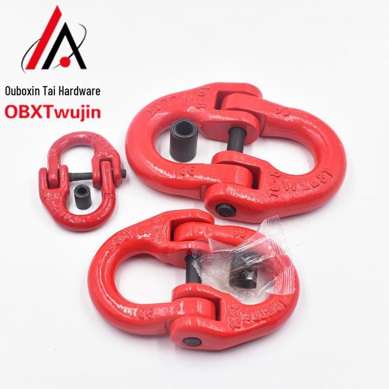 Double Ring Butterfly Buckle Chain Adjuster for Lifting Slings