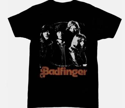 Maglietta Badfinger Band Straight Up Retro Nera Unisex S-2345XL