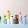 New Cartoon 111 Stainless Steel Thermos Cup Animal Head Vacuum Student Straw Cup Outdoor Portable Accompanying Cup
