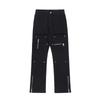American Style Vibe Design Sense Zipper Casual Jeans Herren High Street Tide Logging Retro Nische gebratene Street Overalls Hosen