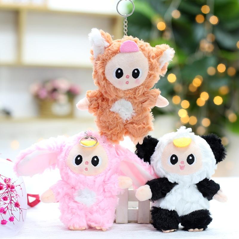 Nou Pandantiv Jucărie de Pluș Animal Drag Păpușă Drăguță Breloc Păpușă Decorațiune Agățată pentru Geantă de Școală