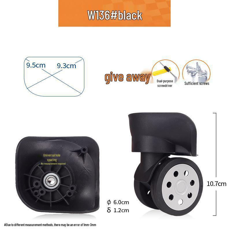 Universal Silent Roller Wheels for Suitcase Repair