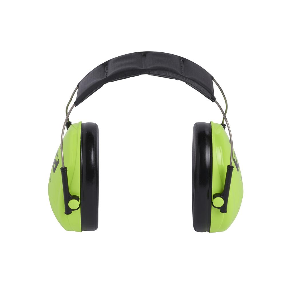 3M Peltor Soundproofing Headband Neon Children's Earmuffs, Style, Green, H510AK-442-GB [Used]