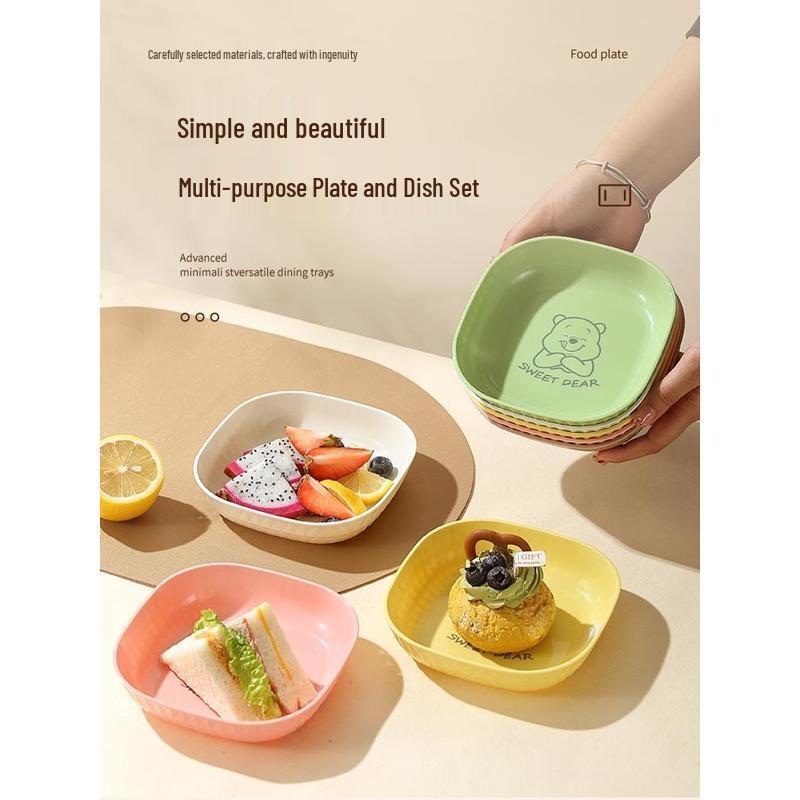 HANDUNYOU Creative Ceramic Bone Tray - Cute Bear Design
