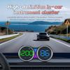 Digital Speedometer, Universal Car Heads Up Display with Overspeed Alarm, 360 degrees  Rotating Bracket, Displays Trip