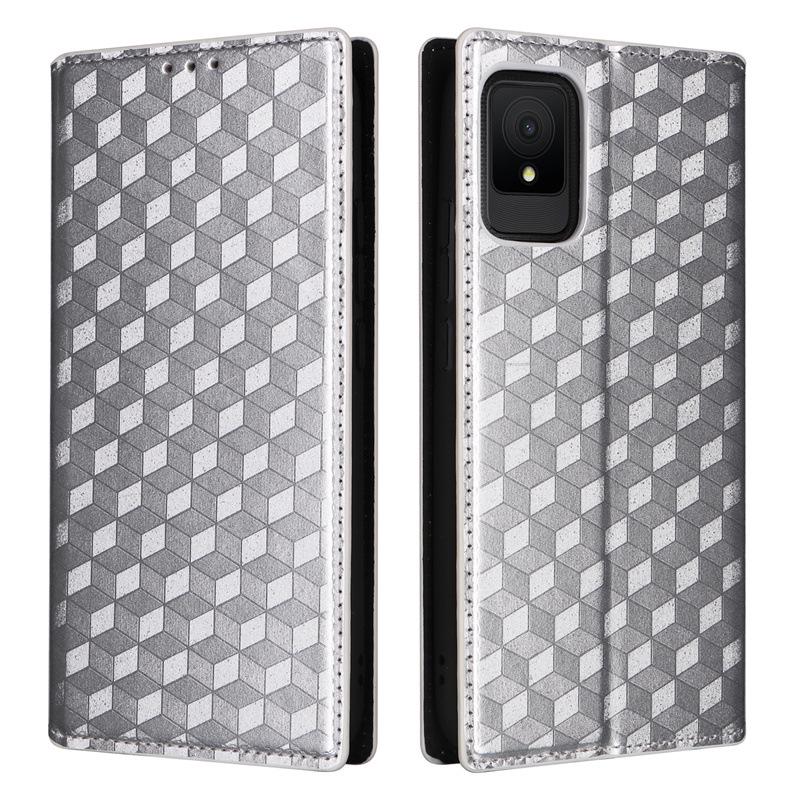 TCL 502 Leather Case: Multifunctional with Card Slot, Magnetic Stand, Protective Shell.