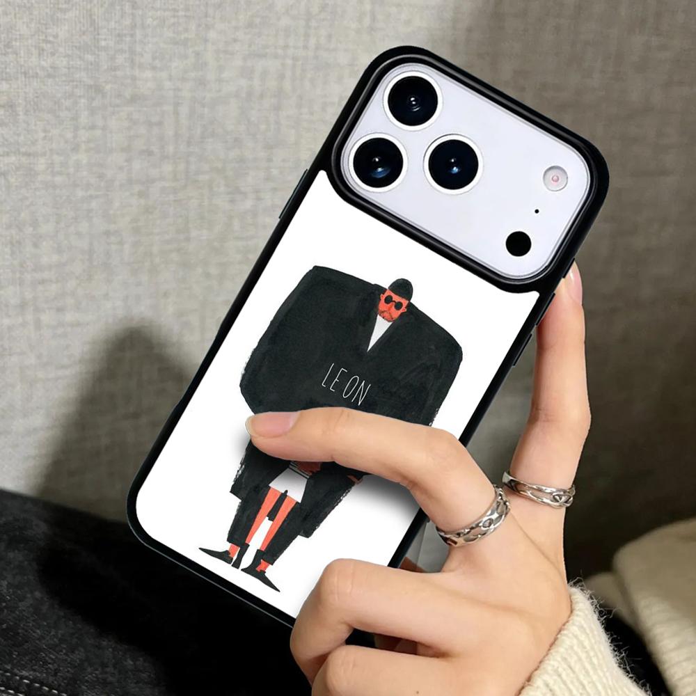 Capa Case for iPhone 17 Air 16 Pro Max 15 Plus 11 13 Mini 14 12 Back Phone Cover Killers Leon Uncle Girl