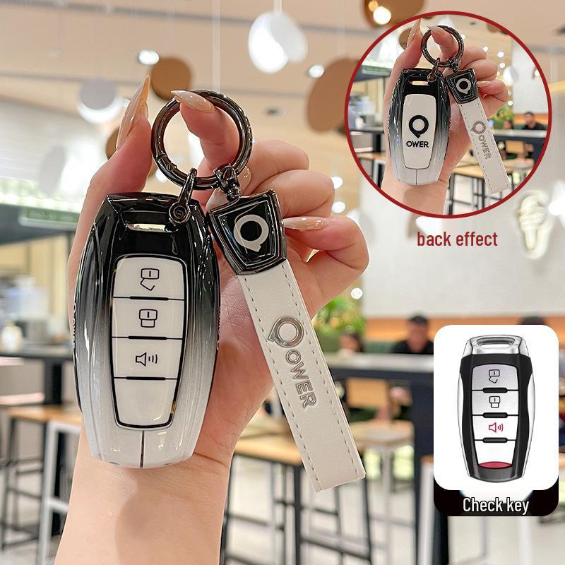 High-Grade Metal Key Case for 2020-2024 Great Wall Po Off-road Vehicles