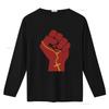 Liberation Theology Raised Fist Radical Christianity Christian Protest Social Justice Leftism Socialism T Shirt vintage Washed