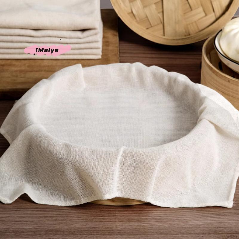 3Pcs Pure Cotton Steamer Cloth 40/60CM round Kitchen Gauze Household Drawer Mat for Steamed Rice And Buns - Kitchen Accessory