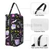 Goth Gothic Witchy Skull Makeup Bag Organizer Large Cosmetic Bags Portable Travel Toiletry Bag Women Storage Pouch