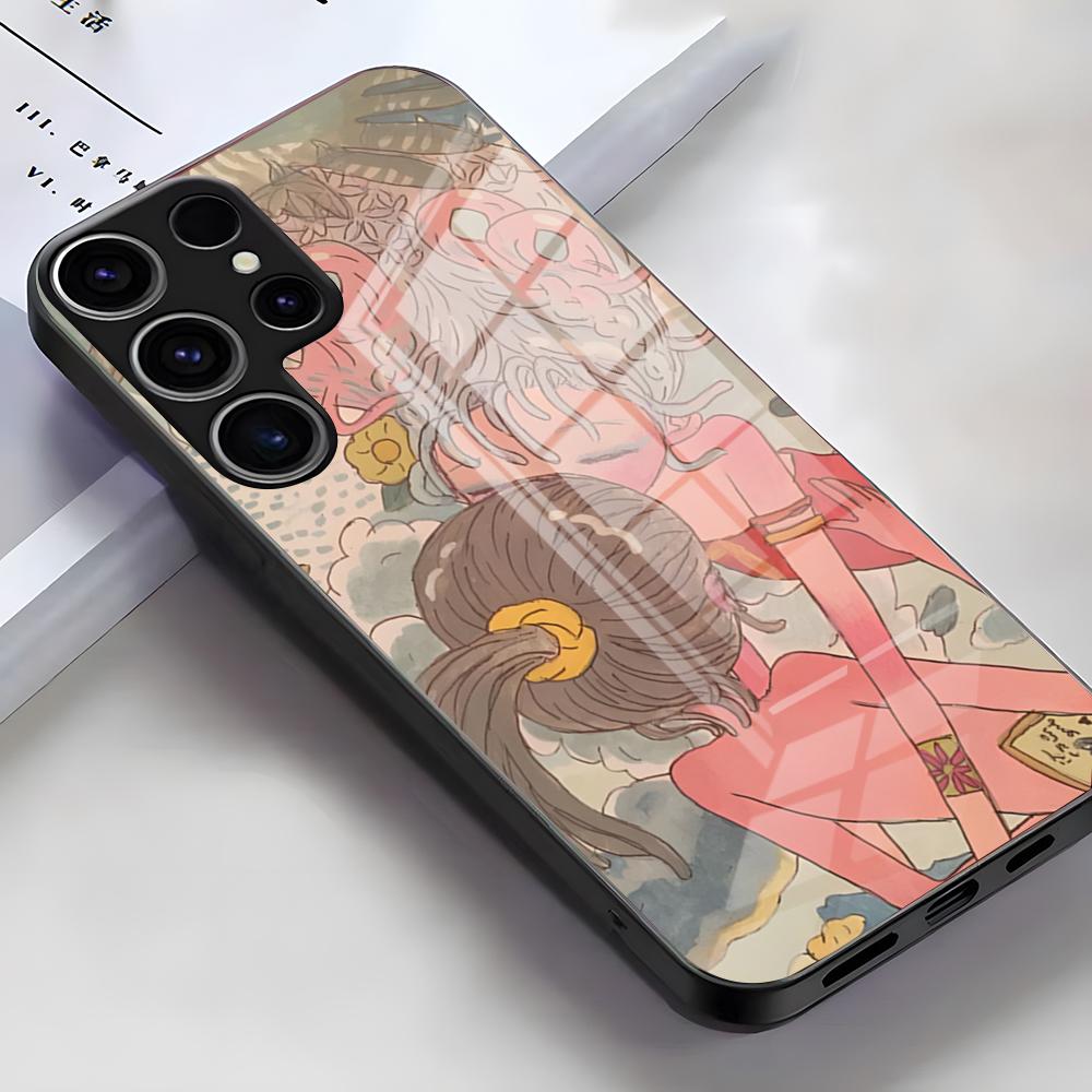 A-Aya T-Takano Art Phone Case For Samsung S26 S25 Edge Ultra S23 S22 S21 S20 Ultra Plus S24 Fe A54 A53 A25 Glass Cover