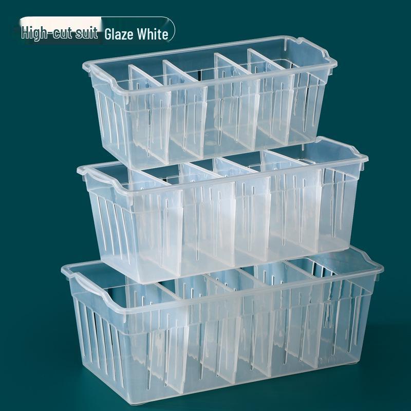 Klare Rechteckige Schreibtisch-Aufbewahrungsbox mit Schublade