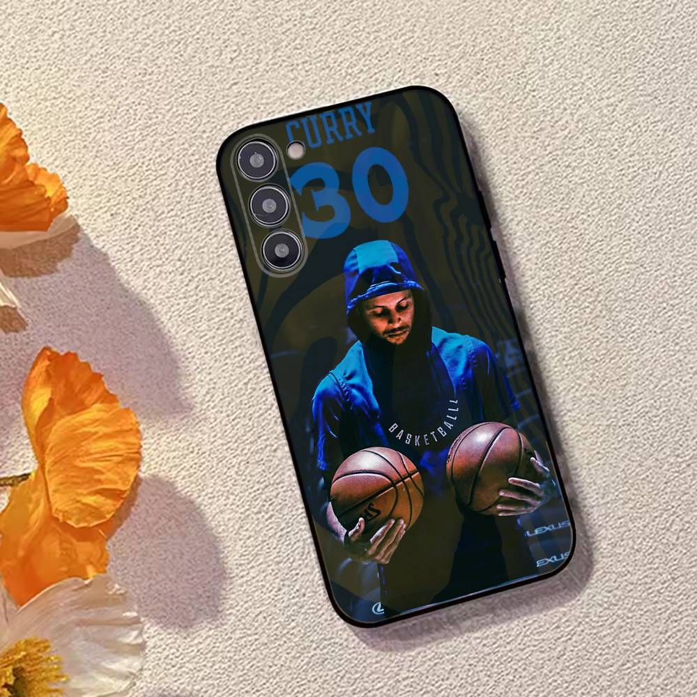 

S-Stephen Curry Superstar Basketball Phone Case For Samsung Galaxy A73,A72,A71,A70,A53,A52,A51,Soft Silicone Black Cover Samsung a42 5g
