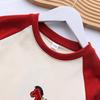 Embroidered Year of the Horse Family Tees: Stylish Parent-Child Matching T-shirts for Mother and Son