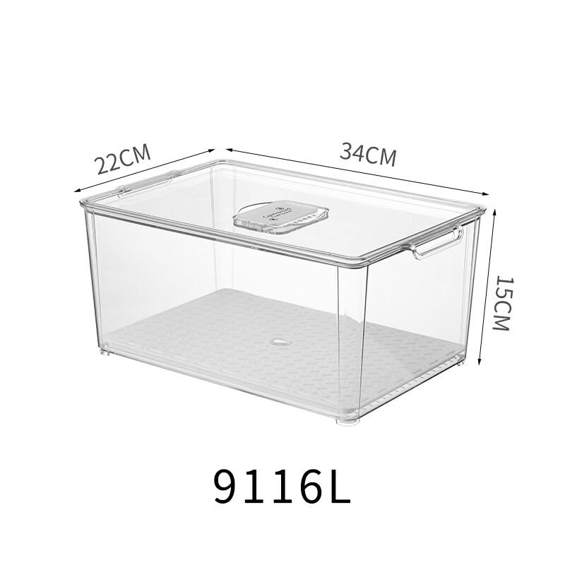 Transparent Drainable Refrigerator Storage Box
