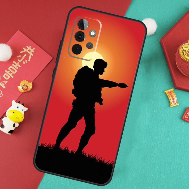 Camo Military Army Case For Samsung Galaxy A34 A54 A14 A15 A25 A35 A55 A53 A33 A13 A52 A32 A12 A51 A71 Cover