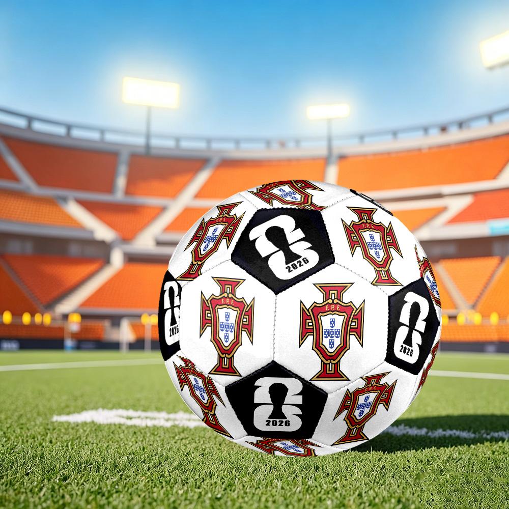 1pc Portuguese Football Size 5 Soccer Ball Professional Match Training Football Indoor &Outdoor Sports Ball Club Training Ball Lightweight Durable Y44