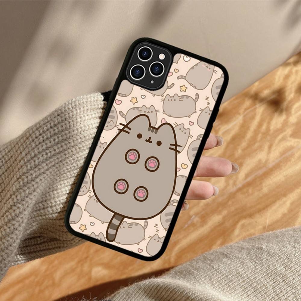 P-PusheenS CARTOON For IPhone 17 16 15 14 13 Pro 12 11 Pro Max Hard PC+TPU Phone Cases Back Cover iPhone 13 pro