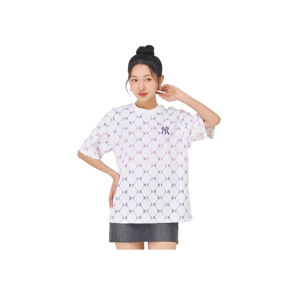 New MLB New York Yankees T Shirt Unisex Water Purple 3ATSM1043-50VOS