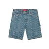 Supreme Warp Jacquard Logos Denim Painter Short SUP-SS21-835