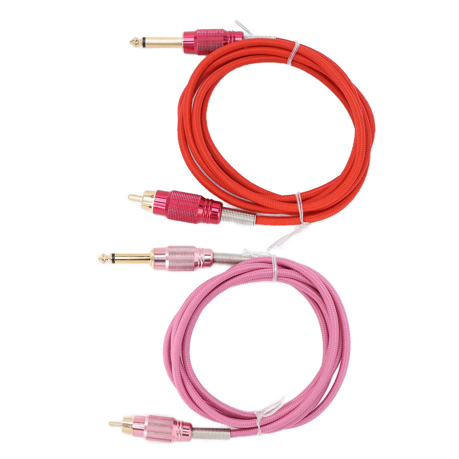 

Кабель с зажимом для татуировки, 1,8 м, RCA, адаптер питания для тату-машины, соединительный кабель, шнур для тату-машины