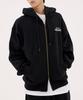 Urbanage Design Studio Logo Oversized Zip-Up Hoodie_Black