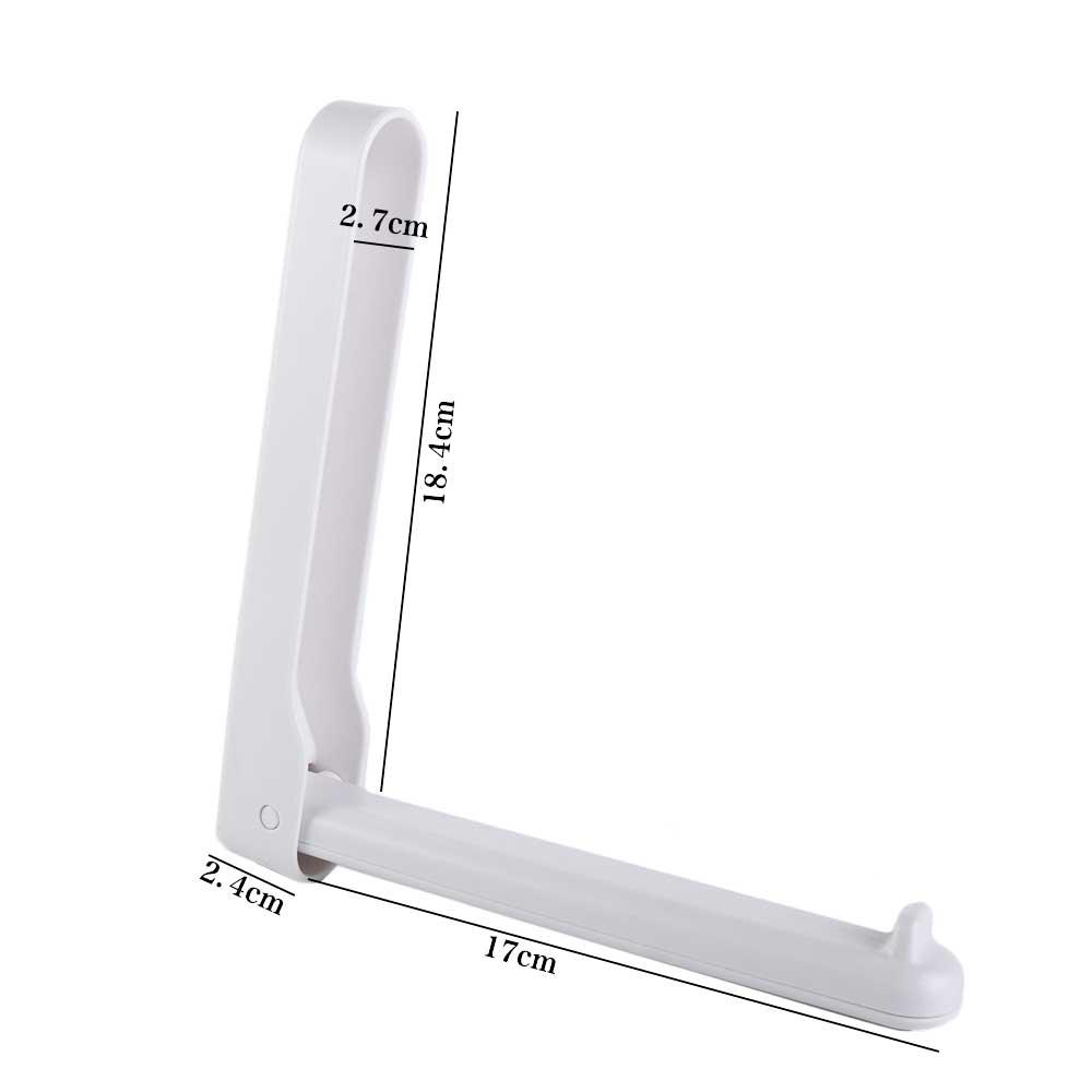 Punch Free Hanger Storage Shelf Wall Mounted Hanger Organizer Foldable Clothes Hanger  Household