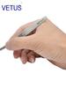 VETUS MJP-16-12 Professional Precision Eyelash Grafting Tweezers - Gold Feather Clamp