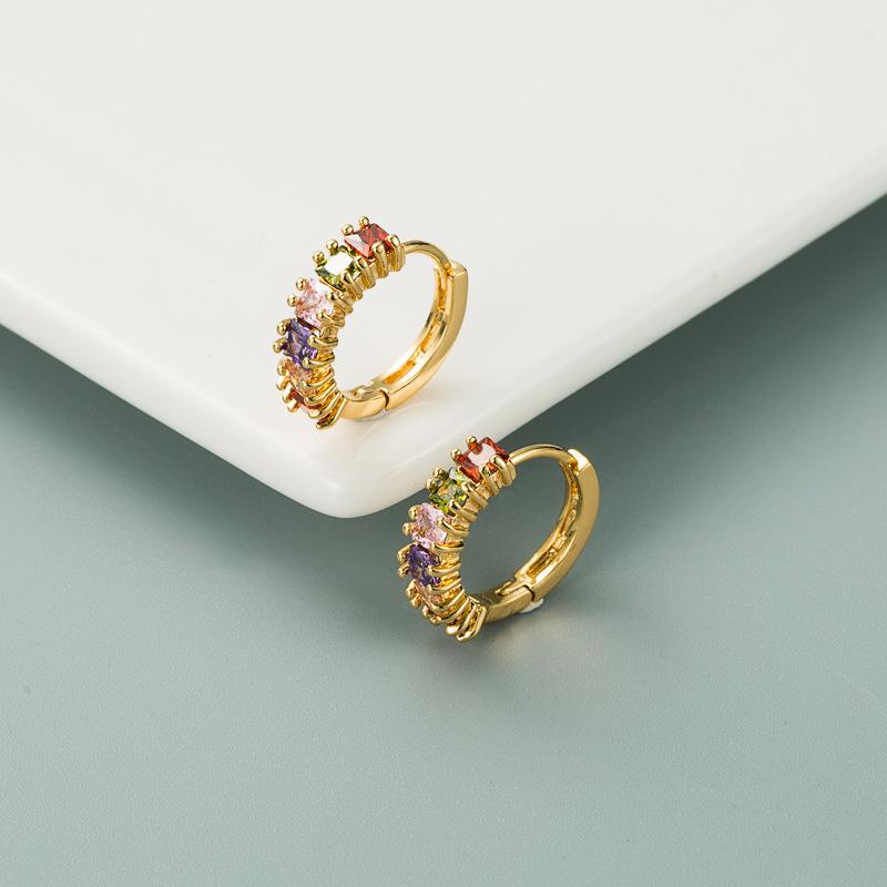 

Женские серьги-кольца в богемном стиле О-образной формы, креативные рисовые бусины, преувеличенные аксессуары, серьги OneSize красный