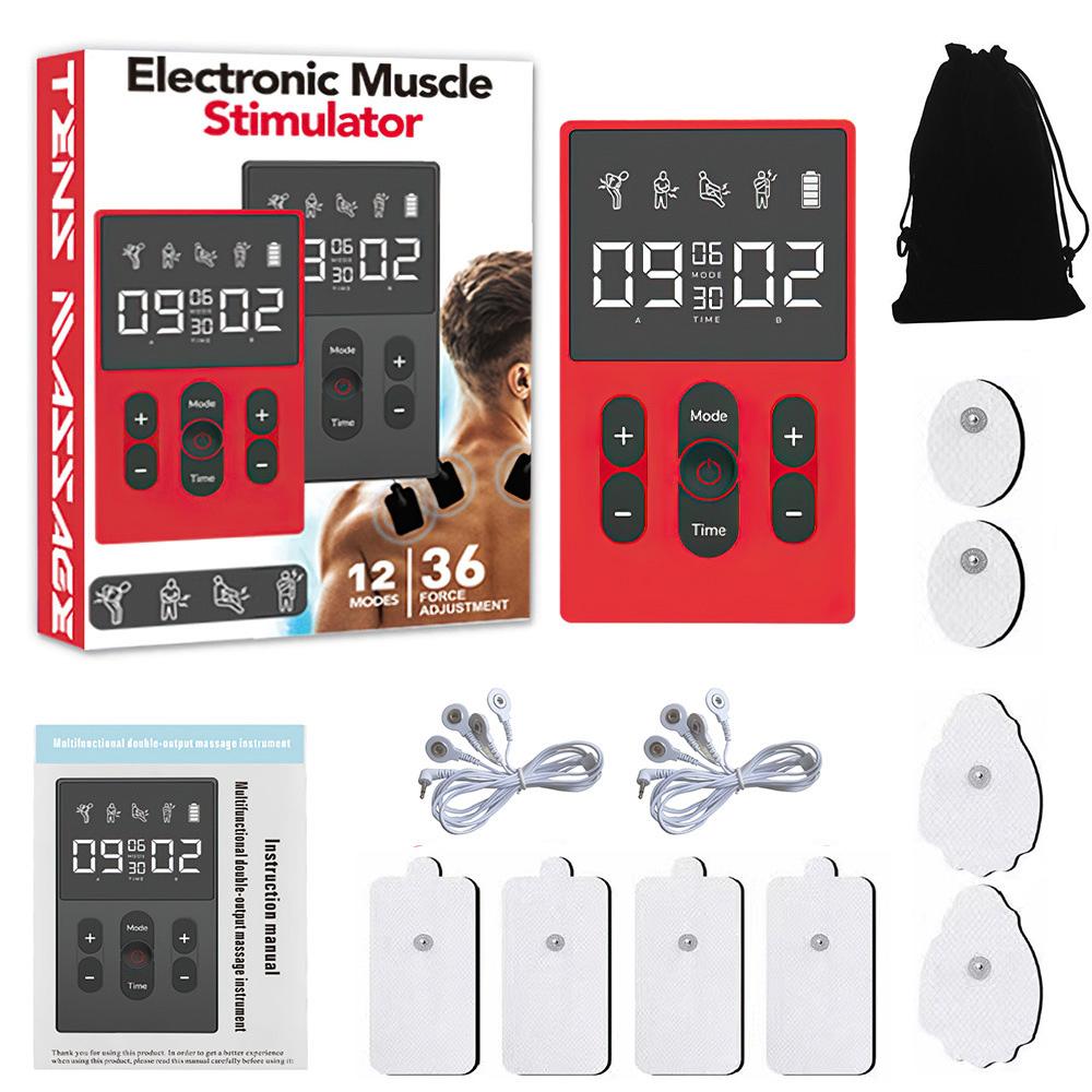 

12 Modes Electrodes EMS Massage Machine Professional Electric Muscle Stimulation Full-Body Massager Electrodes Therapy Device