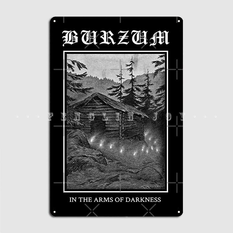 

Металлическая табличка-постер Burzum для кинотеатра, гостиной, паба, гаража, декор стен, персонализированный жестяной постер. 20x30cm