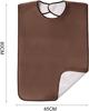 Adult Bibs Terry Bib Adjustable Clothing Protector Waterproof Towel for Elderly Eating 2 Pack