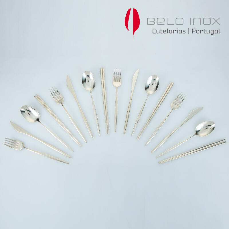 [belo inox] Spirit Champagne Spoon Cutlery Set for 4